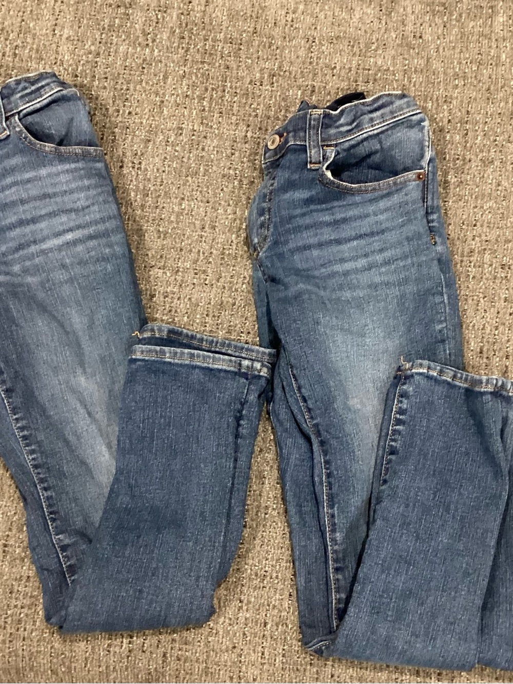 Two Pair GAP Boys Skinny Jeans in Medium Blue Wash